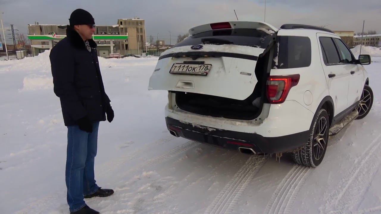 Открывание багажника ногой - УГАР!!! смотреть онлайн