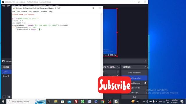 Python Quiz Game for beginners | Simple program to read input from console#python#quizgames смотреть онлайн