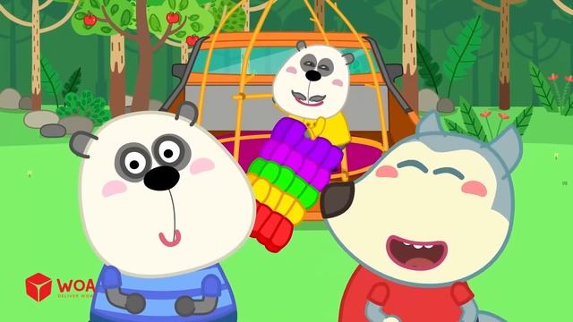 Lucy на русском | Люси Построил СЕКРЕТНУЮ Комнату с розовым и синим покеболом| Мультфильмы для дете