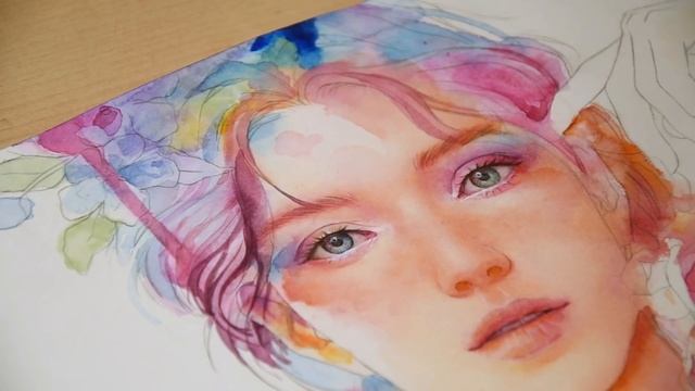 【Watercolor Painting】Colorful Thoughts смотреть онлайн
