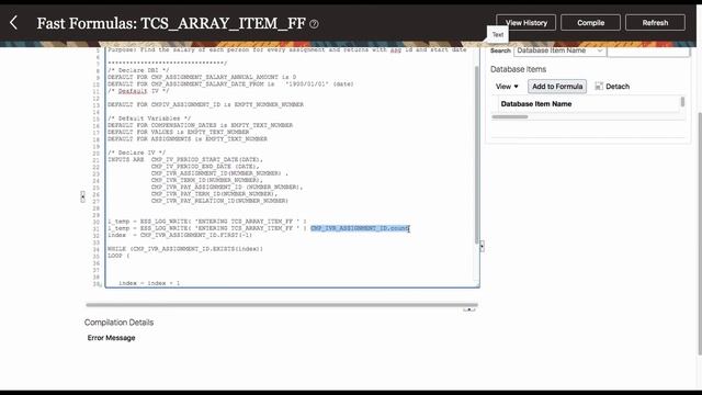 Array Input Values, Variables and Return Values - Oracle Fusion HCM Fast Formula Tutorial - 12 смотреть онлайн