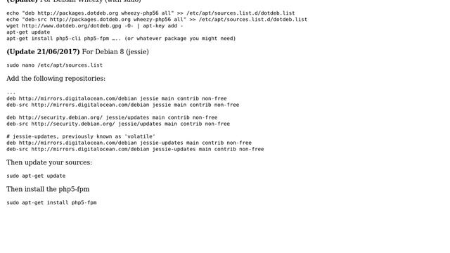 DevOps & SysAdmins: How to upgrade PHP 5.4 to PHP 5.6 on Debian GNU/Linux 7 (wheezy)? смотреть онлайн