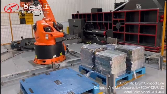 Пример автоматизации работы при переработке металлолома Y81-400 ECOHYDRAULIC.mp4 смотреть онлайн