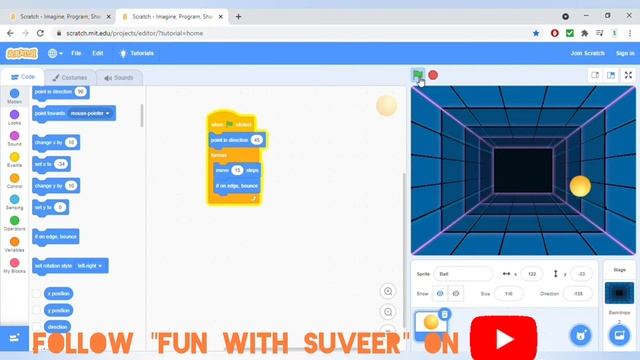 How to make a Pong game in Scratch with code || Easy programming for kids! смотреть онлайн