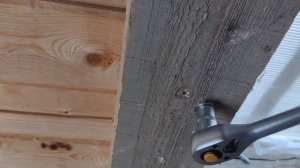 Как заложить проем в доме из бруса. Правим кривую стену. Часть первая