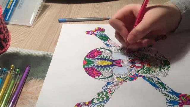 Разукрашуем разукрашку Антистресс " Потерянный океан " 2 часть смотреть онлайн