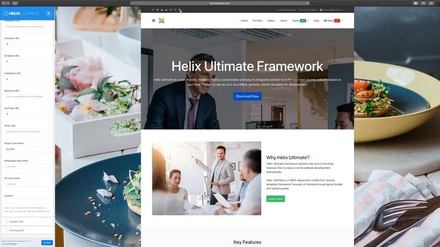 15. Changing The Social Icons - Helix Ultimate Framework Joomla смотреть онлайн