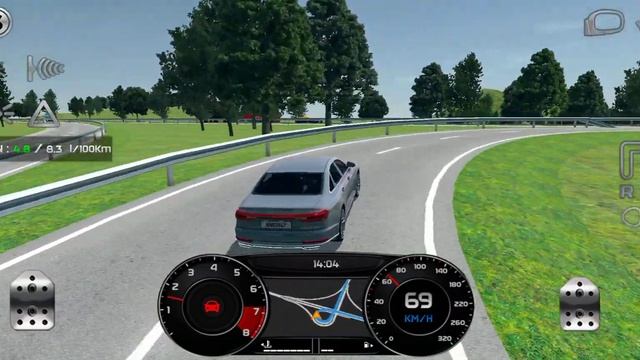 Audi A8 ECO Driving | 6 Speed Manual | Real Driving Sim | GamePlay | HD смотреть онлайн