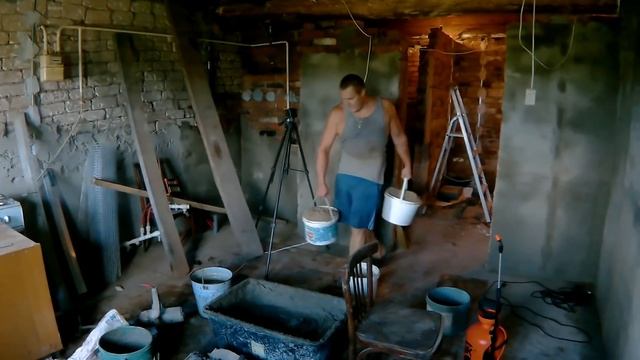 ШТУКАТУРИМ КУХНЮ ПОПУЛЯРНОМУ БЛОГЕРУ.Помогаем друг другу