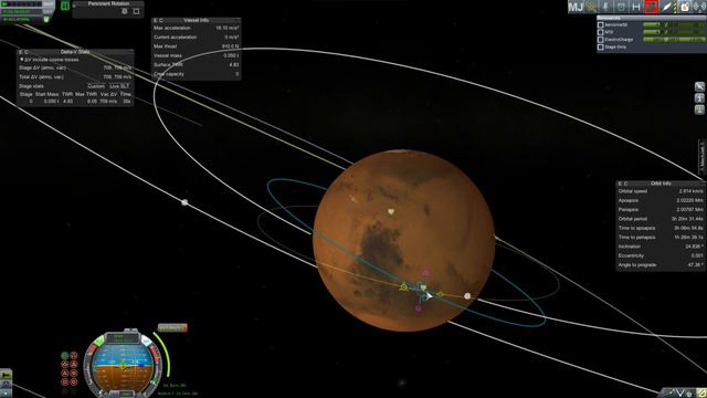 Kerbal Space Program - Real Solar System #38 А вот он, Марс смотреть онлайн