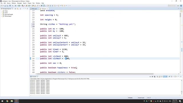 Java Tutorial - Creating a Minesweeper - Part 12 (Displaying a win/lose message) смотреть онлайн