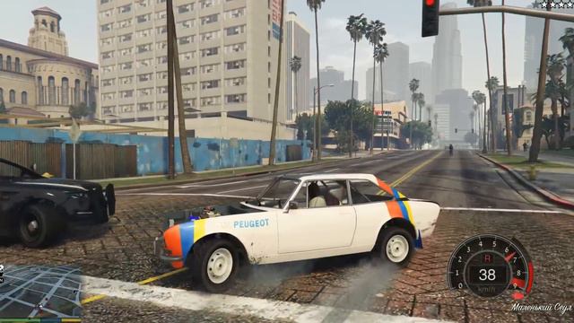 GTA 5 1976 Peugeot 504 Coupé гта 5 авто машина car #авто #car #gta5 #гта5 смотреть онлайн