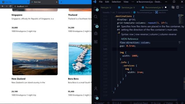 React Responisve Travel Agency Website Design using Styled Components with ScrollReveal Animations✈ смотреть онлайн