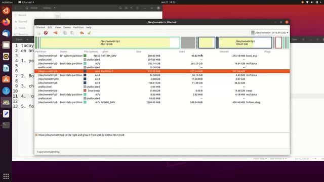 how to resize partition in ubuntu 20.04 with dual boot смотреть онлайн