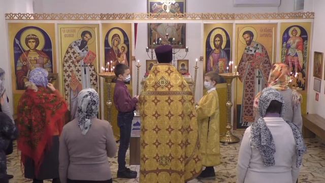 Вечерня. Бессребреников Космы и Дамиа́на Асийских. (13.11.2021 сб) смотреть онлайн