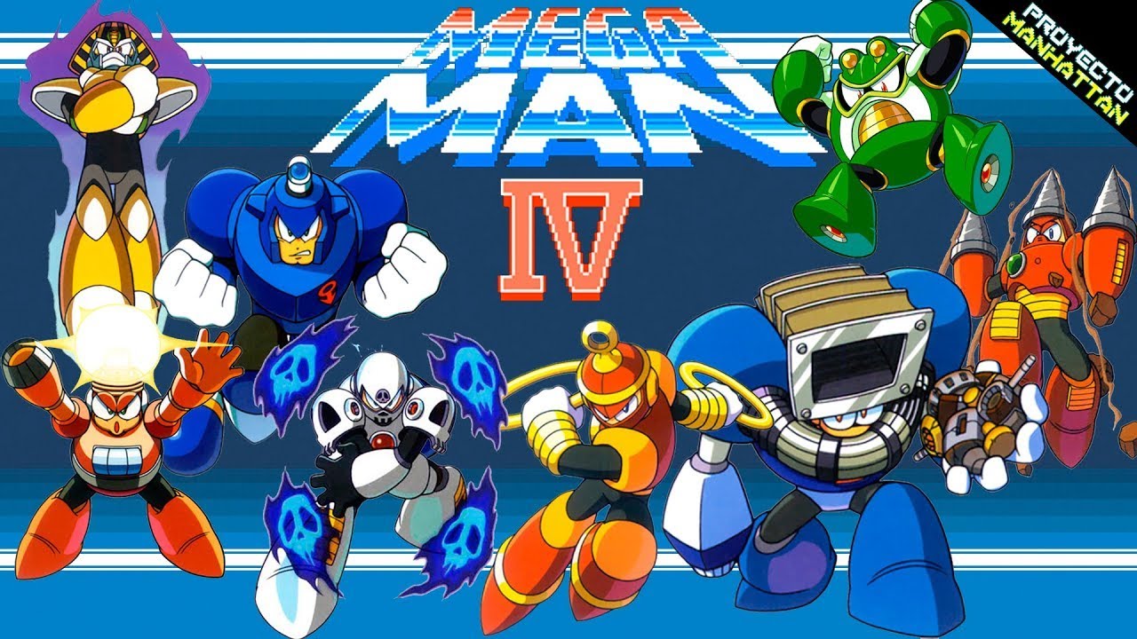 Mega Man 4 (1991) Полное прохождение смотреть онлайн