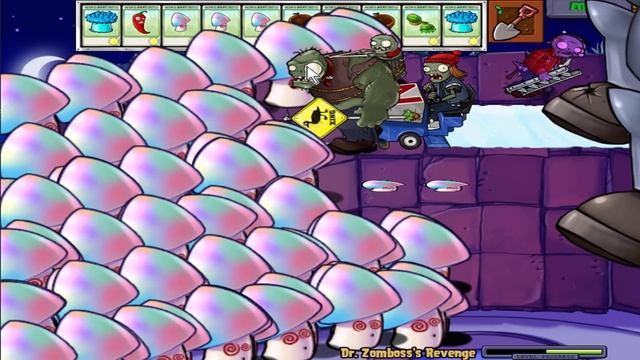Plants vs Zombies Hack - Pea Hypno-shroom vs Dr. Zomboss смотреть онлайн