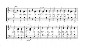 Покаяния  отверзи ми двери. Сопрано (1-й голос)