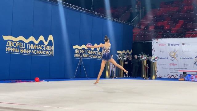 Sabina Bayburina Ball Junior Moscow Championship 2023 смотреть онлайн