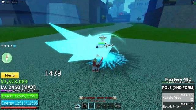 『Sharkman Karate + Pole V2』 Old Build Bounty Hunting Montage Road to 10M | Blox Fruits смотреть онлайн