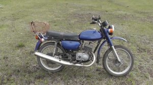 Мотоцикл МИНСК 125,запуск после зимы,сезон 2019,начало.bike minsk 125
