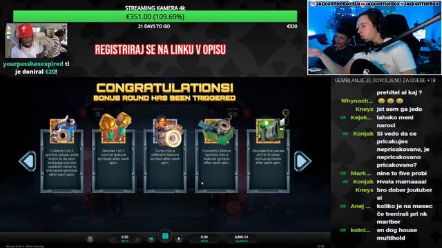 🔴MAMA mi zapravlja 3.500€ ? 💰 (Gambling stream) смотреть онлайн
