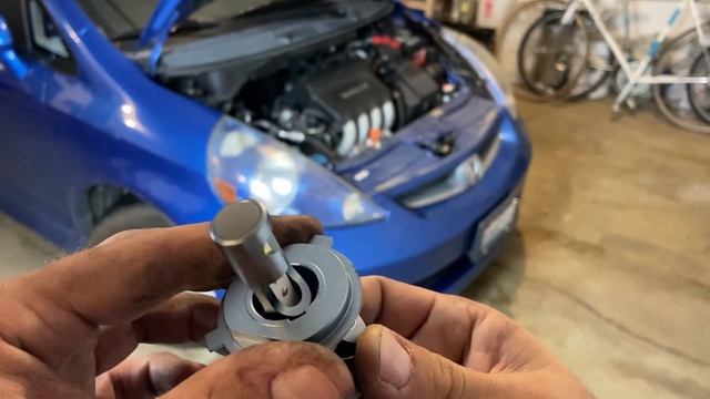 How-To REPLACE Honda Fit Headlight Bulbs | Honda Fit LED UPGRADE | Fahren LED Headlight Bulb Review смотреть онлайн