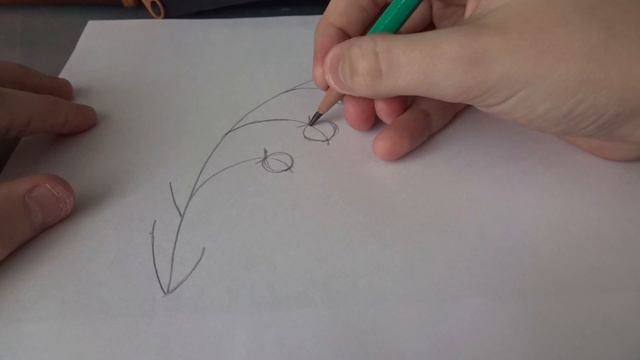 Как нарисовать цветок колокольчик. смотреть онлайн