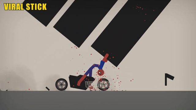 Super Mario vs Stickman | Stickman Dismounting Funny Moments | Viral Stick смотреть онлайн