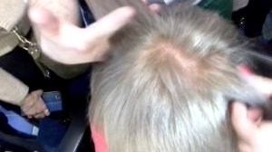 Окрашивание 100% седины