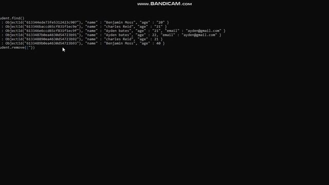 MongoDB Tutorial : Remove document смотреть онлайн