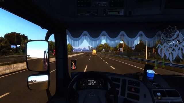 ETS2 POV Driving Mercedes Actros 1851 Italy Roma Napoli смотреть онлайн