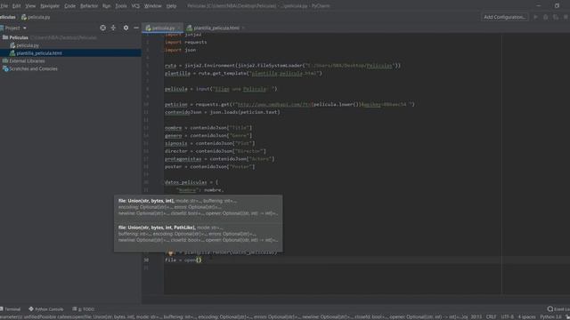 Crear html con Python смотреть онлайн