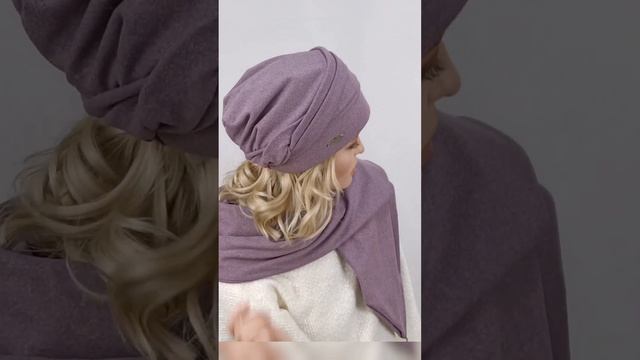 Комплект шапка женская с шарфом (Арт. 30295322DPURPLE) смотреть онлайн