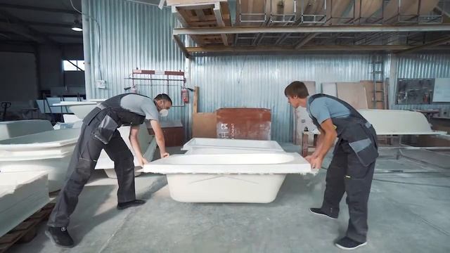 Производство акриловых ванн компании Мирсант смотреть онлайн