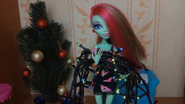 Новогоднее настроение🎄☃️ Монстер Хай Стоп Моушен Анимация || Monster High Stop Motion Animation смотреть онлайн