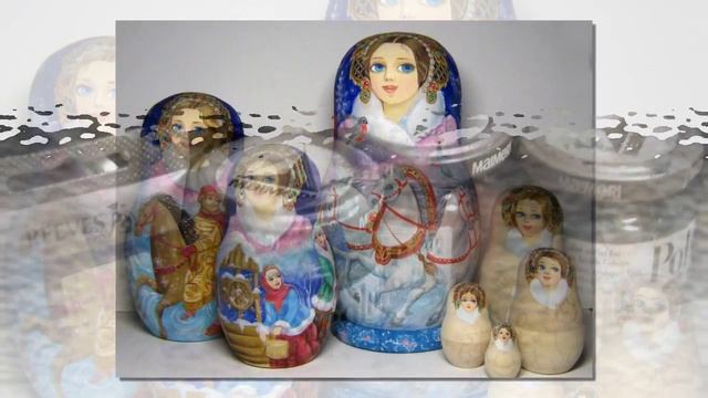 Роспись матрешки смотреть онлайн