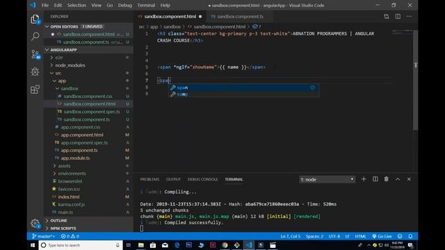*ngIf and ng-template in Angular | Part 9 смотреть онлайн