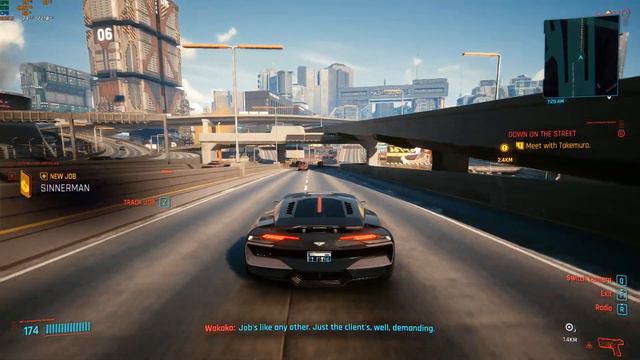 Cyberpunk 2077 Caliburn exterior смотреть онлайн
