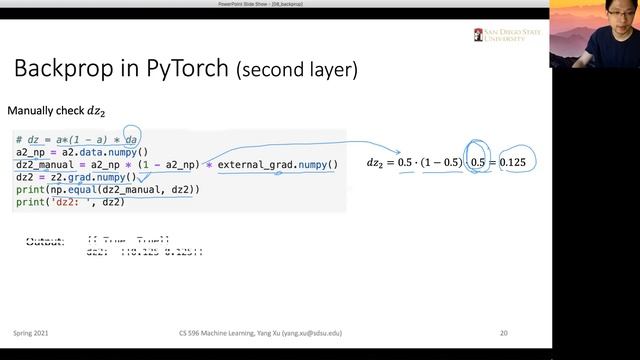 Backward propagation (part 2): PyTorch examples and vectorization смотреть онлайн