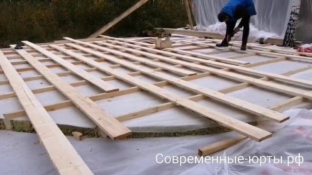 Реалити-проект ЮРТА ДОМ/ Как сделать утеплённые полы в юрте смотреть онлайн