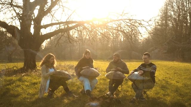 Four Hearts Beating | Handpan Impro | Ayasa & Mantra Handpans | Handpan Quartet