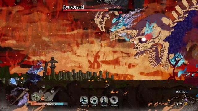 GetsuFumaDen: Undying Moon - Ryukotsuki Boss Fight (PC) смотреть онлайн