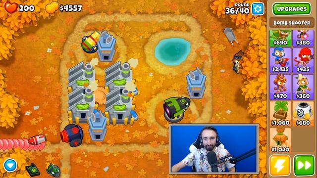 Bloons TD 6 - Nuclear Bomb Blitz - Tier 5 Bomb Tower | JeromeASF смотреть онлайн