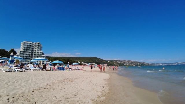 Bulgaria 2022 | Albena Beaches Walking Tour смотреть онлайн