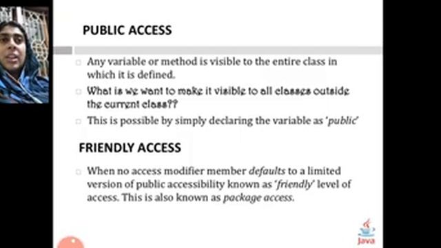 Module II- Visibility control in java смотреть онлайн