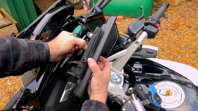 Farkling The BMW K1600GT (Part 6) Fitting Auxiliary Light Brackets