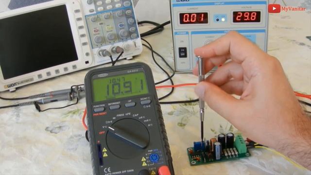 Switching Power Supply Circuit Using LM2576/LM2596 [Adjustable, Buck Converter, CC-CV] смотреть онлайн