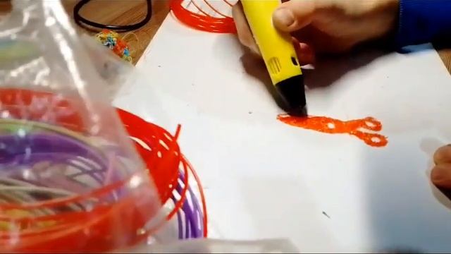 Рисуем 3D ручкой.3 часть смотреть онлайн