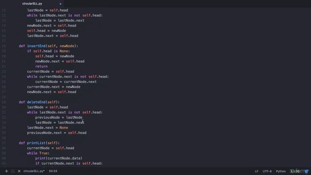 Delete the head node of a Circular Singly Linked List смотреть онлайн